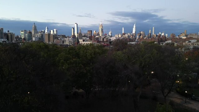 Blue hour in Manhattan, NYC