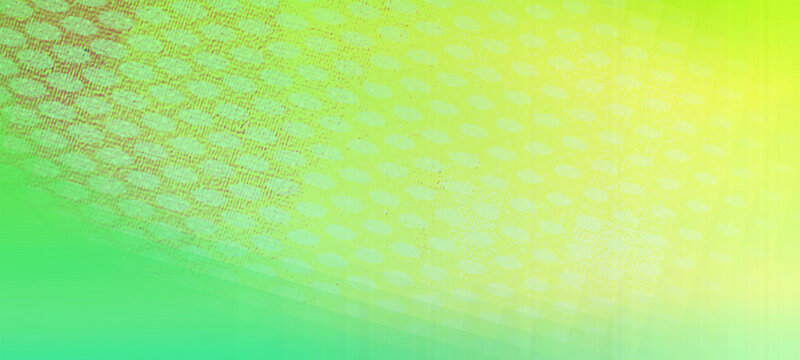 Green seamless widescreen background with copy space for text or image, Usable for banner, poster, cover, Ad, events, party, sale,  and various design works