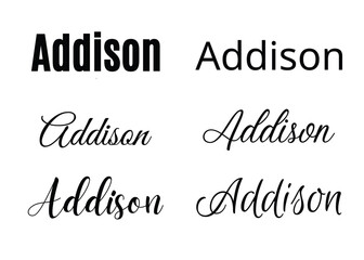 Addison svg , Addison Baby Name svg, Addison Wedding Name svg
