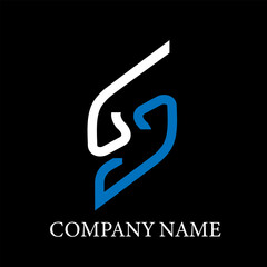 LJ letter logo design on black background. LJ creative initials letter logo concept. LJ letter design.
