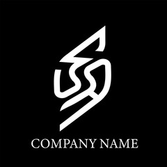 SA letter logo design on black background. SA creative initials letter logo concept. SA letter design.
