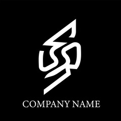 SR letter logo design on black background. SR creative initials letter logo concept. SR letter design.
