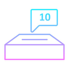 Voting Gradient Icon