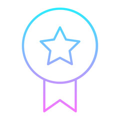 Ribbon Gradient Icon