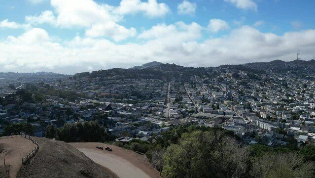 Bernal Peak in San Francisco, CA