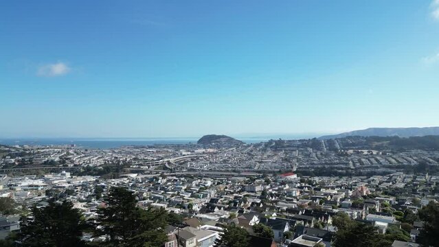 Bernal Peak in San Francisco, CA