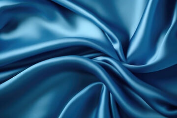 blue satin, silk fabric texture background