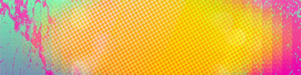 Colorful abstract panorama background with copy space for text or image, Usable for social media, story, banner, poster, Ad, events, party and various design works