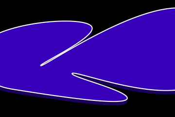 Black, purple wavy abstract background. Brutal contemporary style background. Wavy brutalist trendy retro swiss style