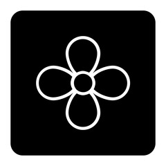 Honey Plant Glyph Icon