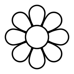 Flower Outline Icon