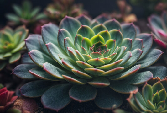close up of succulent plant background
