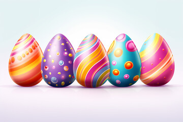 Colorful easter egg background, easter decoration, spring holidays