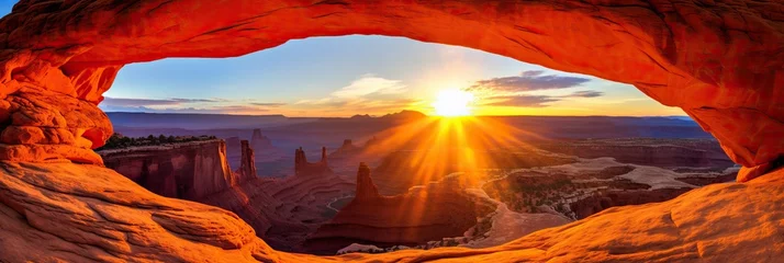 Zelfklevend Fotobehang grand canyon sunset © faiz