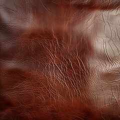 Fototapeta premium Brown leather texture background | Generative AI