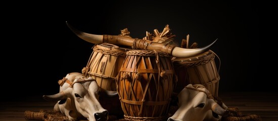 Redap is a percussion instrument made from animal skins