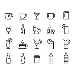 Drink Icons vector design