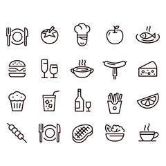 Food Icons vector design