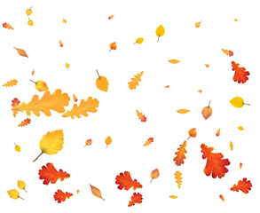 The wind blows autumn leaves, nice modern texture.