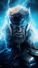 Thor - The nordic god  of thunder.generative ai
