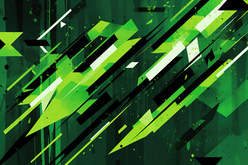 Destructive Disarray Abstract Colorful Ruin Abstract Deluge of Destruction Colorful Fury