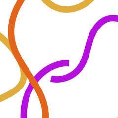 Purple yellow orange graphic lines background 