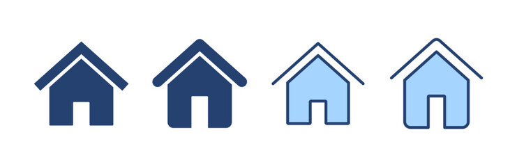 House icon vector. Home sign and symbol