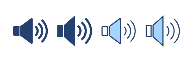 Speaker icon vector. volume sign and symbol. loudspeaker icon. sound symbol