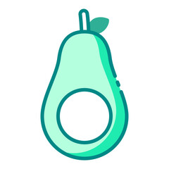 Avocado green icon