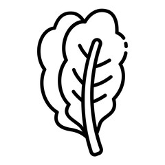 Lettuce green icon