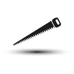 Saw icon. Vector illustration. EPS 10.
