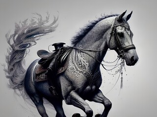 Horse drawings 