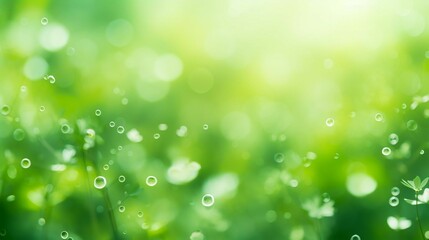 Obraz premium abstract blurred and defocused green spring color background 