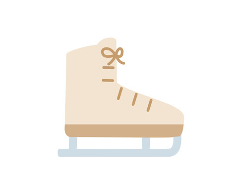 スケート靴をイメージしたイラスト