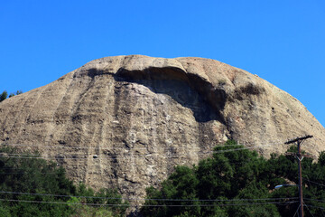 Eagle Rock, Los Angeles – Eagle Rock a large boulder whose shadow resembles an eagle