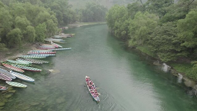 embarcadero R&iacute;o Tampa&oacute;n en la Huasteca Potosina, San Luis Potos&iacute; , m&eacute;xico 