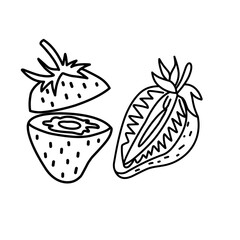 strawberry line icon