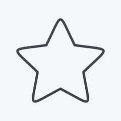 Icon Star 2. related to Stars symbol. line style. simple design editable. simple illustration. simple vector icons
