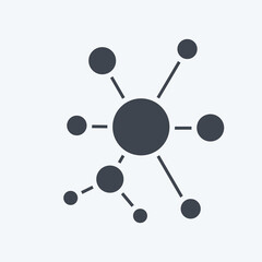 Icon Q-Learning. related to Machine Learning symbol. glyph style. simple design editable. simple illustration. simple vector icons