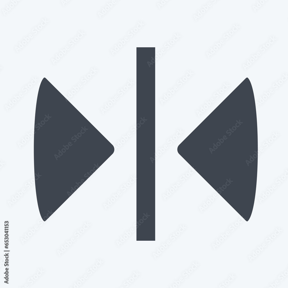 Poster Icon Reflect. related to Graphic Design Tools symbol. glyph style. simple design editable. simple illustration. simple vector icons