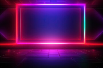 Digital Energy Flow: Neon Line Wave for Date Connection wallpaper background