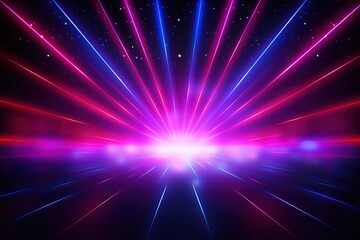 Obraz premium Digital Energy Flow: Neon Line Wave for Date Connection wallpaper background