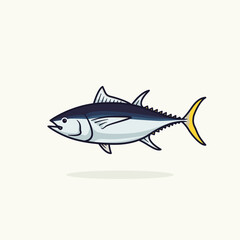 Tuna Fish Vector Illustration sticker
