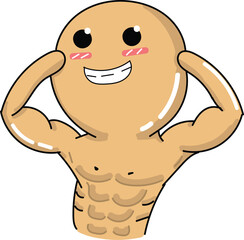 chillman show off muscle