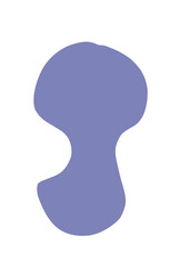 Purple abstract blob