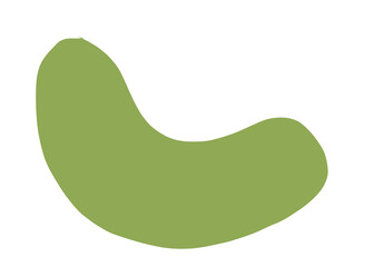 Abstract blob icon green