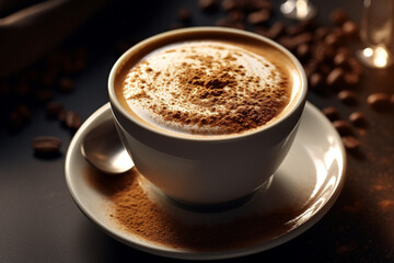 Fototapeta premium a delicious cup of coffee