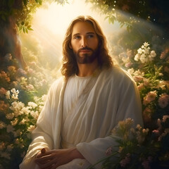 portrait of jesus christ, beautiful picture of jesus