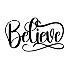 Believe Svg