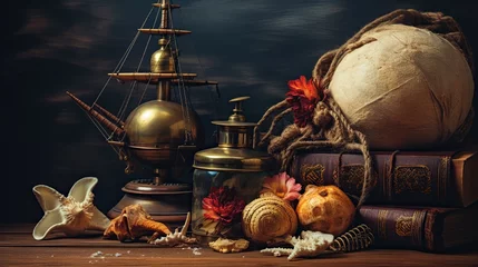 Gardinen ship and treasure © faiz